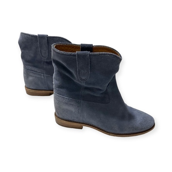 Isabel Marant‎ Crisi Ankle Boots in Light Blue Suede, Size 36EU - Picture 6 of 15